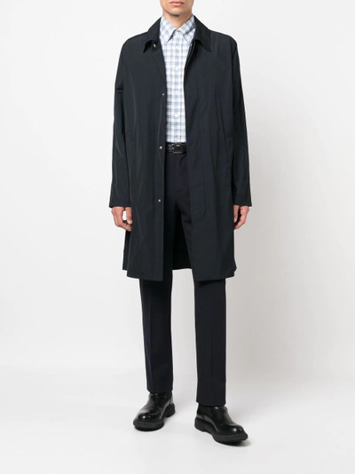 Canali button-down check-pattern shirt outlook