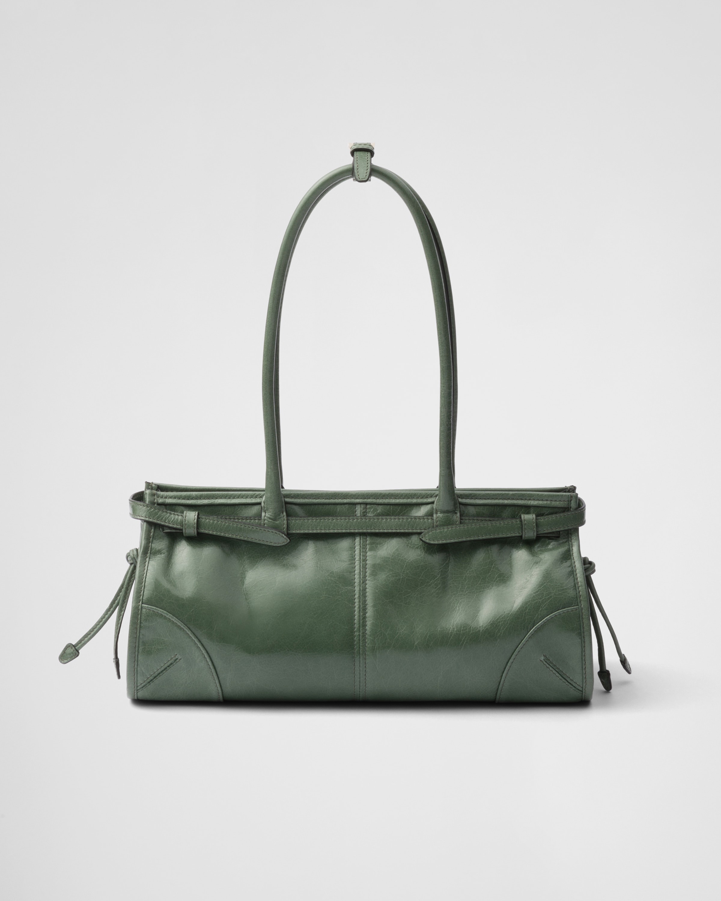 Medium leather handbag - 4
