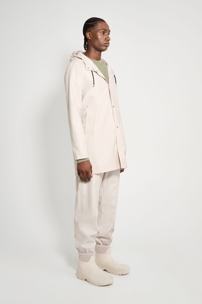 Stutterheim Stockholm Lightweight Raincoat Light Sand outlook