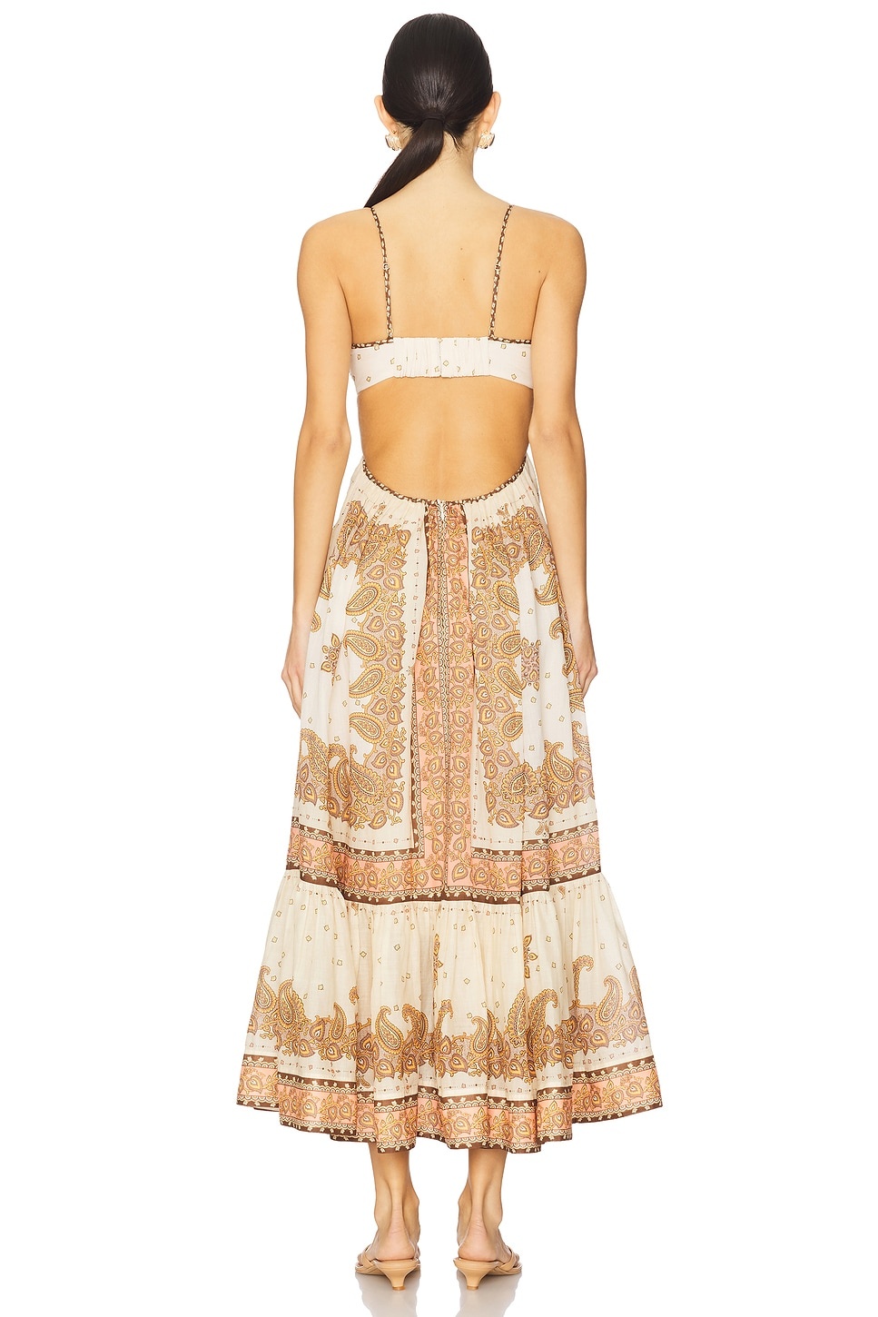 ワンピース Zimmermann 'Maxine Plunge Maxi' dress Zimmermann Maxine plunge maxi dress | The Fashion Square