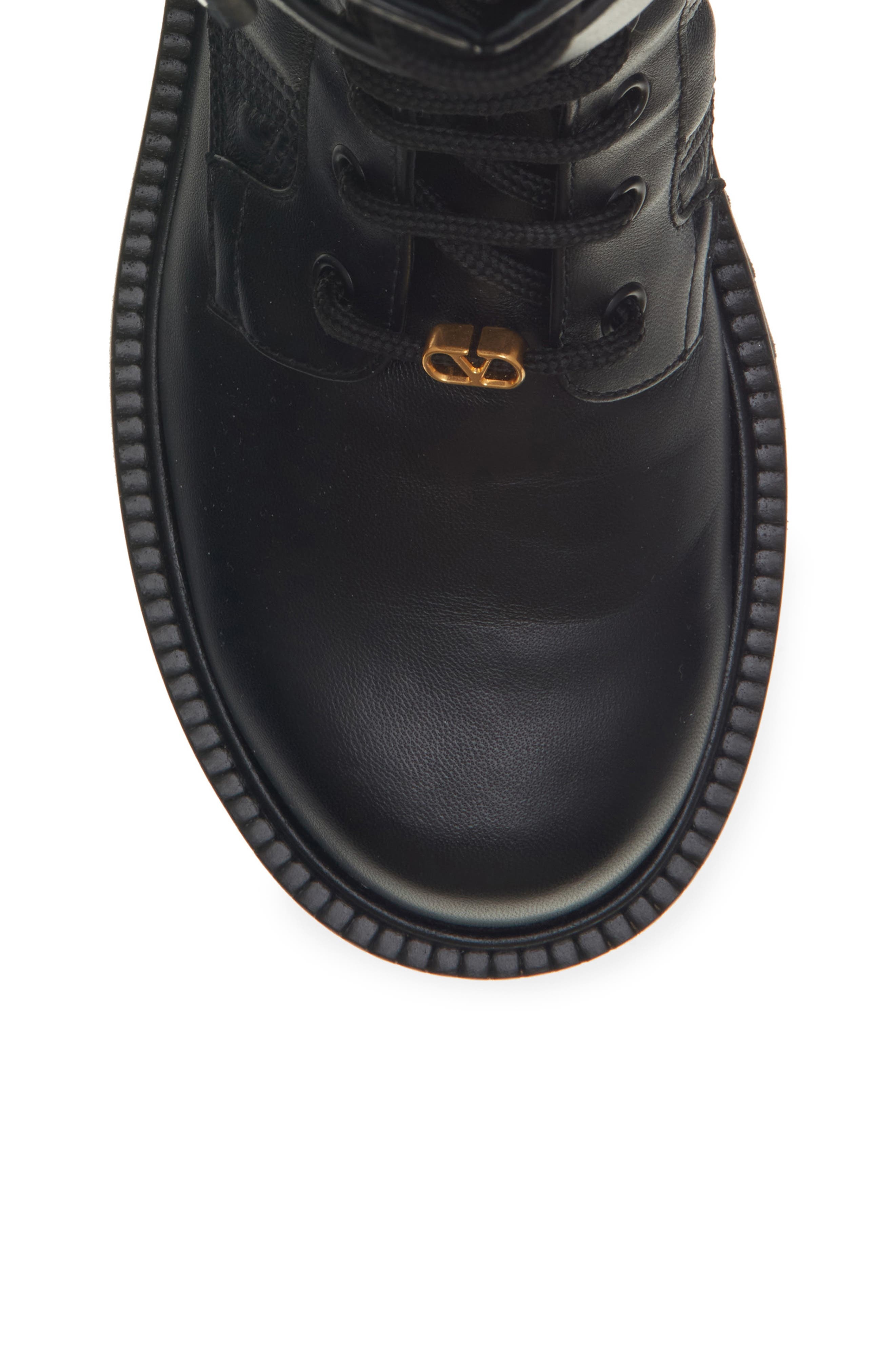 Valentino Garavani Quiltie 67 Combat Boot in Black at Nordstrom - 5