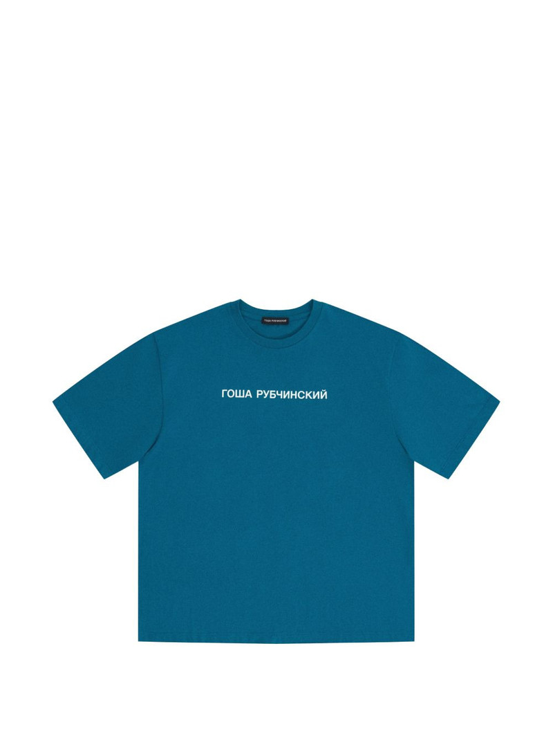logo-print oversized T-shirt 1