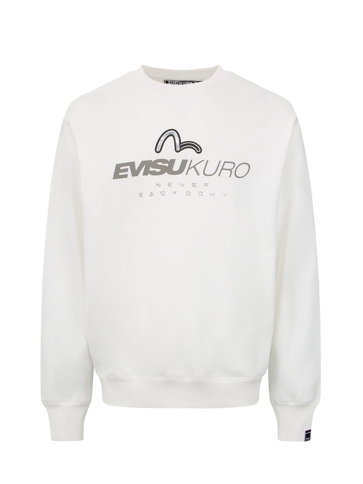 Transparent Seagull Badge Logo Print Sweatshirt - 11