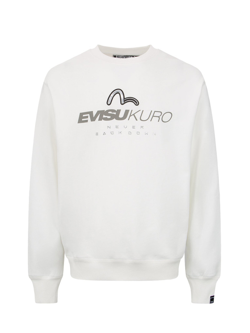Transparent Seagull Badge Logo Print Sweatshirt 11