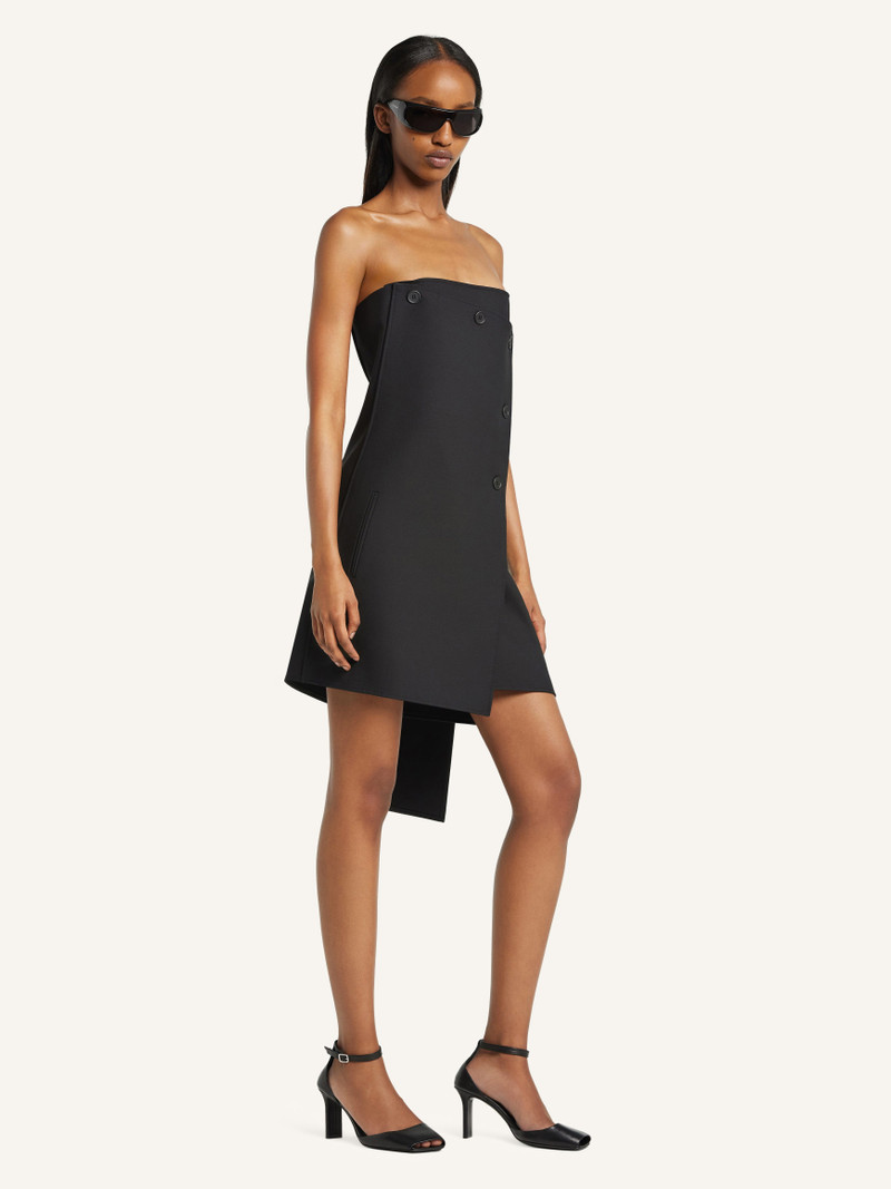 OBLIQUE BUSTIER POLYWOOL DRESS 3