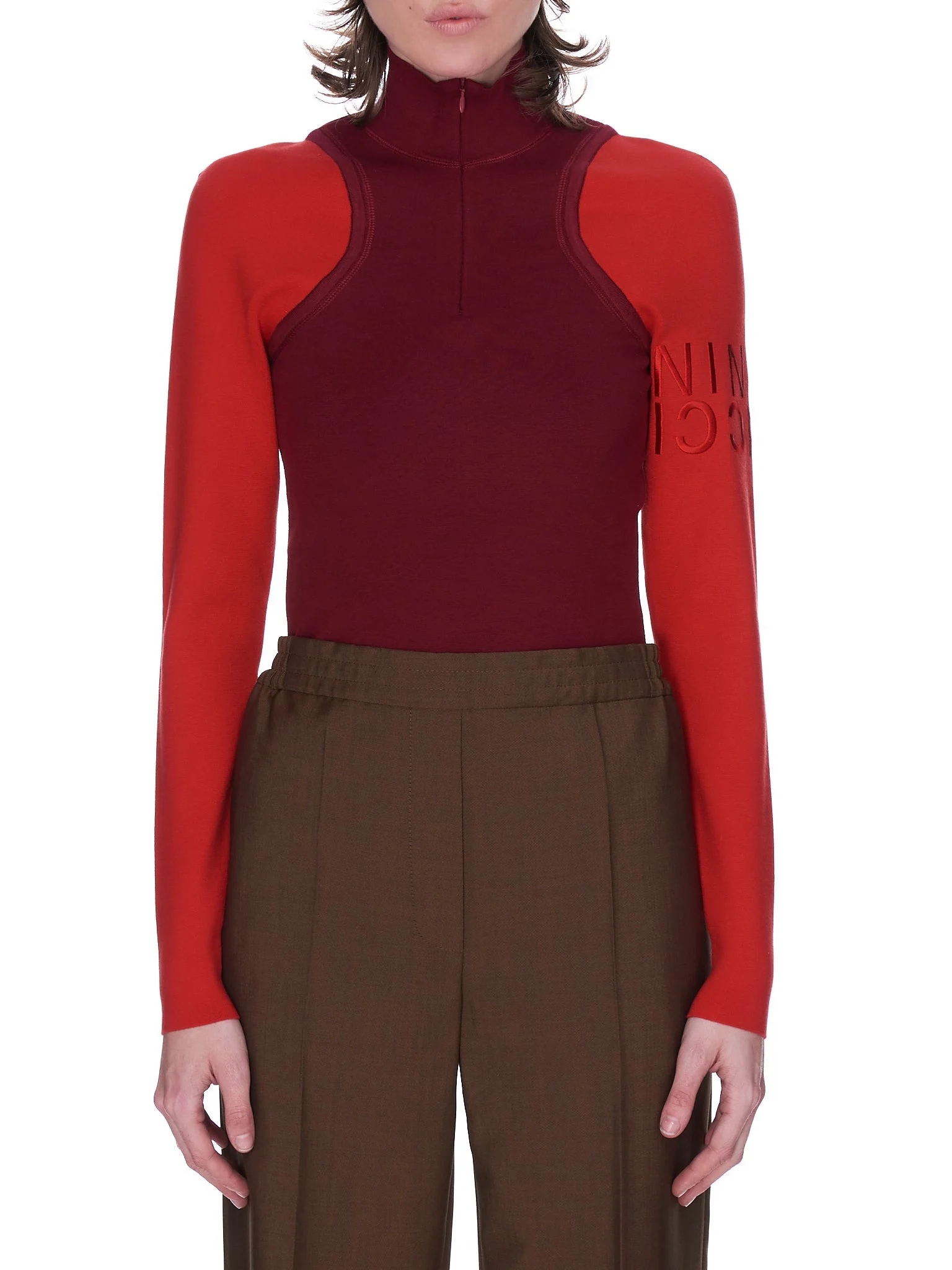 High Neck Track Top - 1