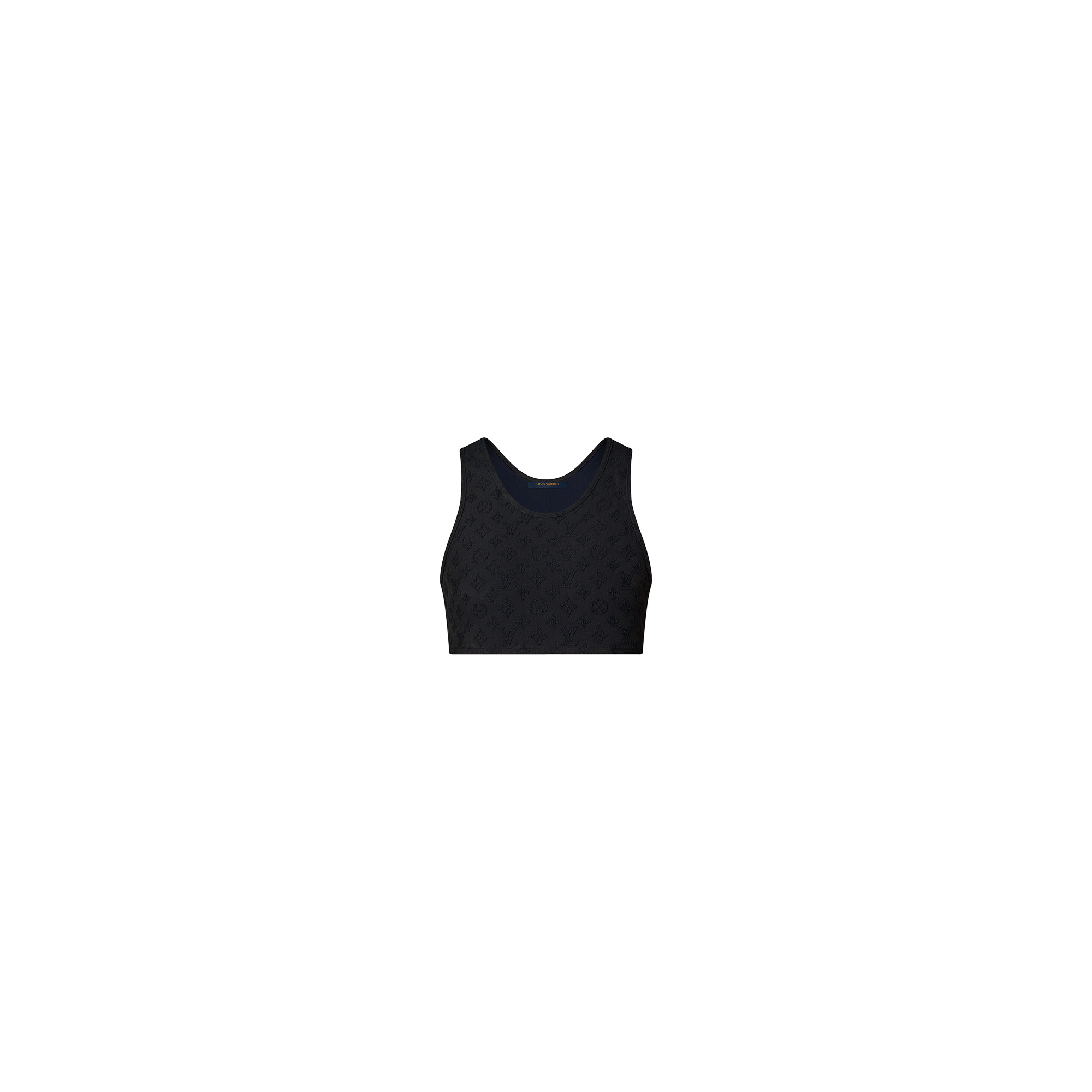 Monogram Jacquard Sporty Bikini Top - 1