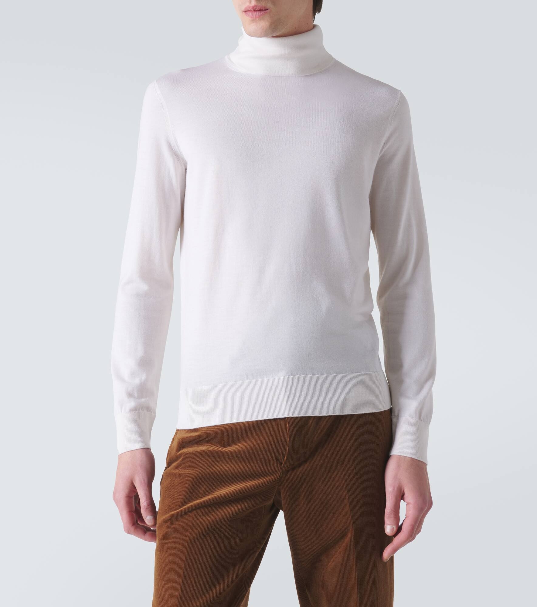 Cashseta cashmere and silk turtleneck top - 3