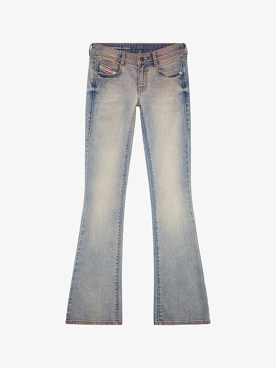 1969 D-Ebbey flared-leg low-rise denim jeans - 1