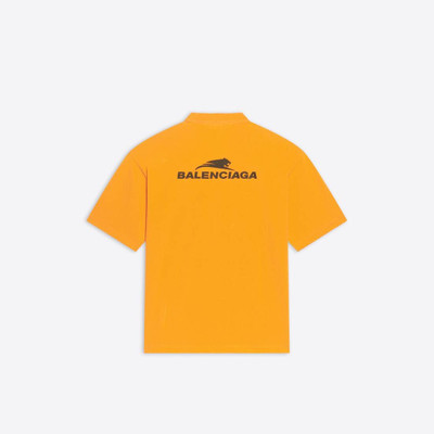 BALENCIAGA Men's Year Of The Tiger T-shirt Medium Fit in Orange outlook