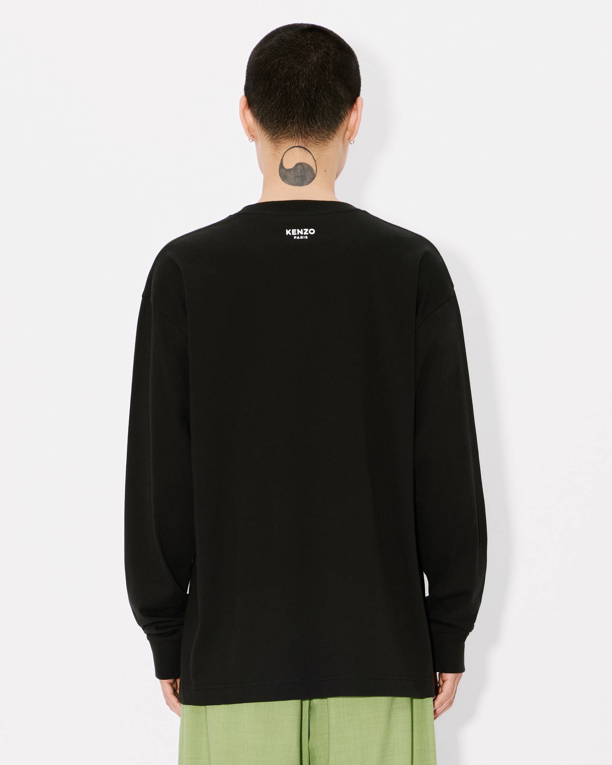 'KENZO Pop' embroidered T-shirt in cotton - 4