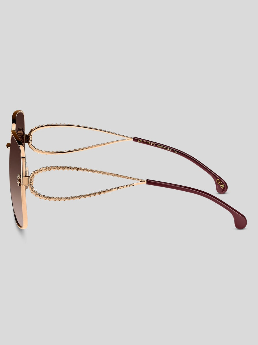 METAL PAISLEY SUNGLASSES - 4