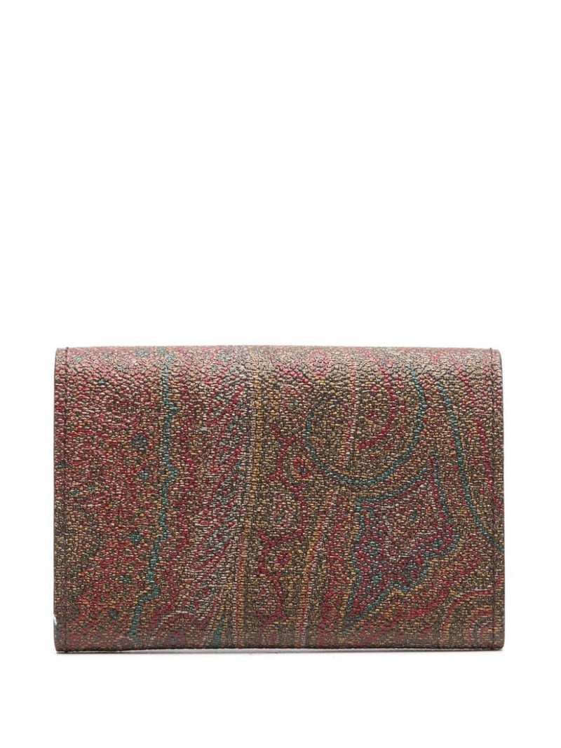 Etro Pegaso-motif paisley wallet outlook