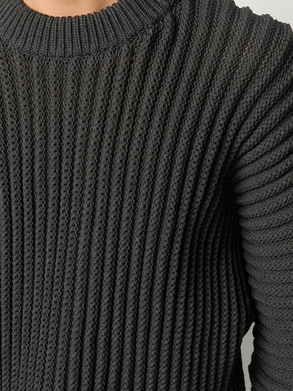 ribbed knit jumper - 5