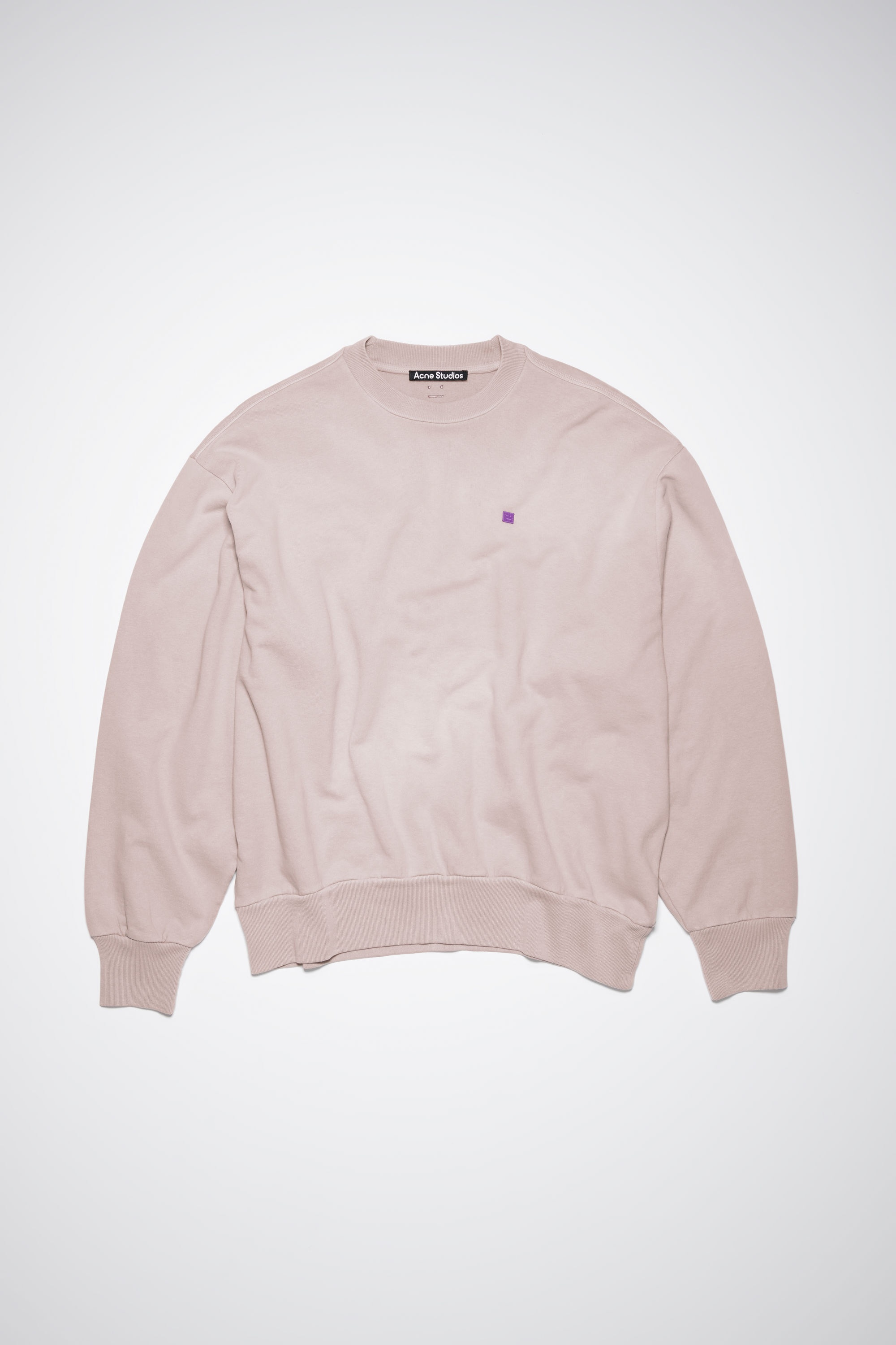 Crew neck sweater - Relaxed fit - Dusty beige - 5