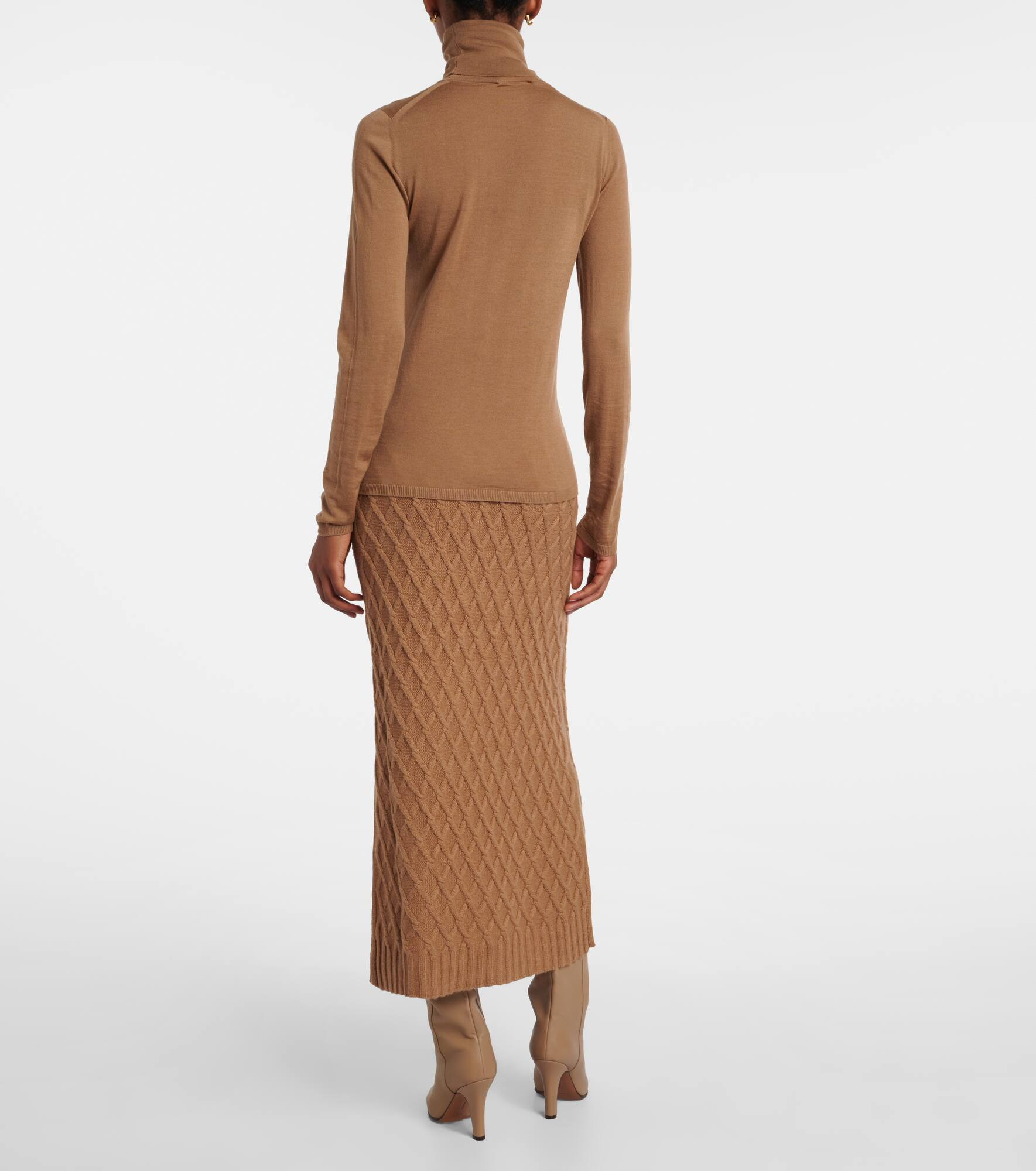 Saluto virgin wool turtleneck sweater - 3