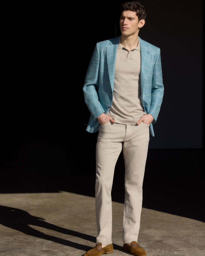 Brioni Men's Journey Flat-Front Trousers outlook