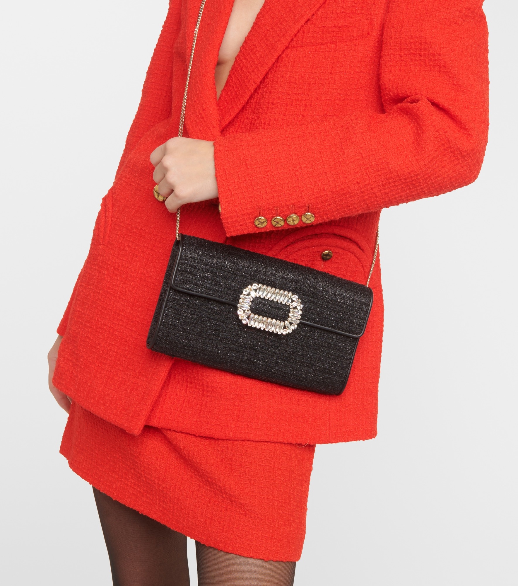 Bouquet Mini tweed clutch - 6