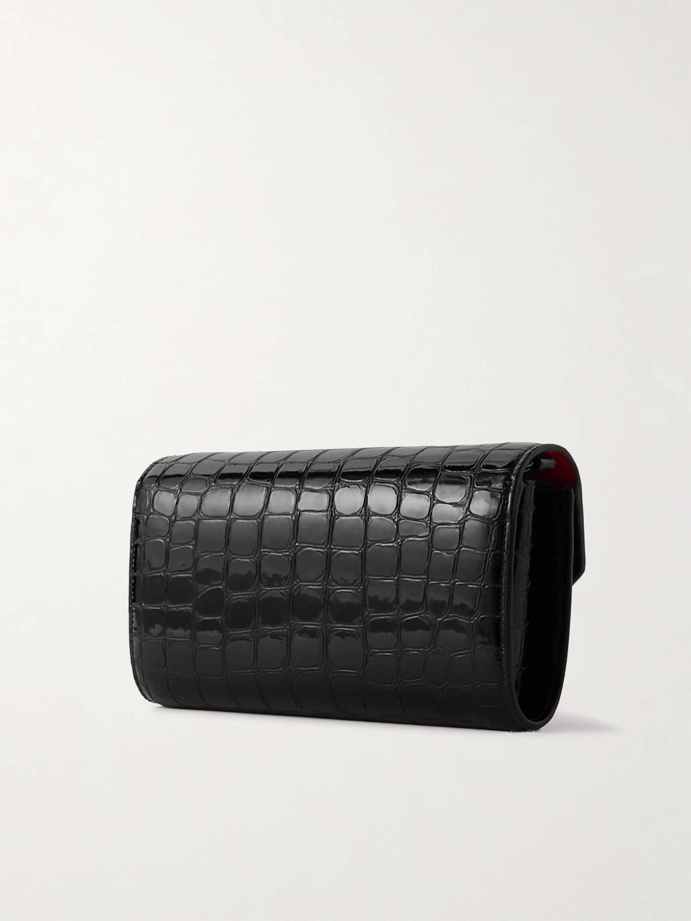 Loubi54 croc-effect leather shoulder bag - 3