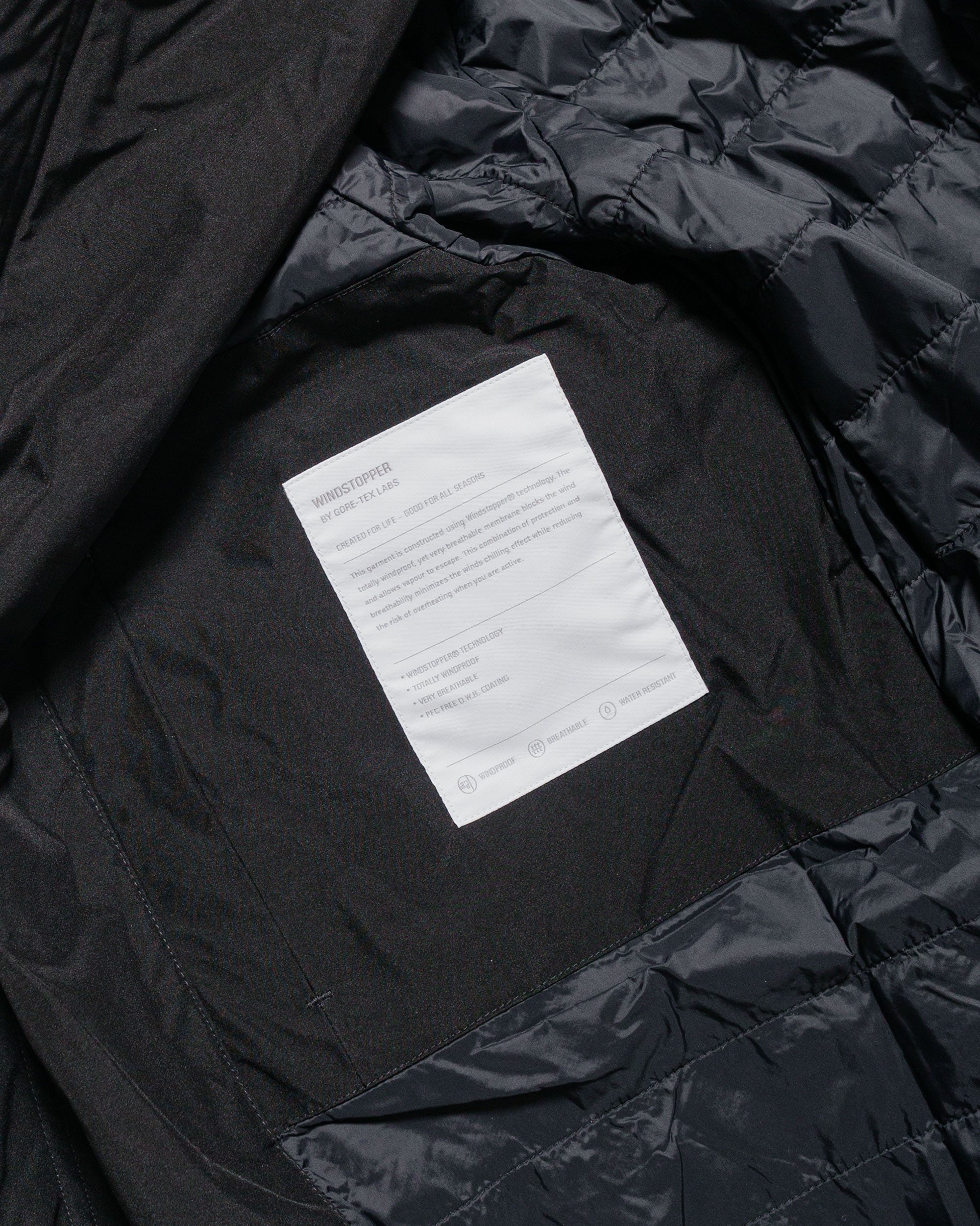 Vargo Gore-Tex Windstopper Raglan Mac Black - 5