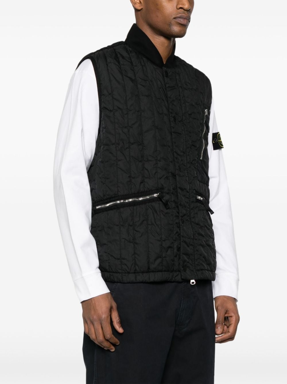 Stella quilted padded gilet - 3