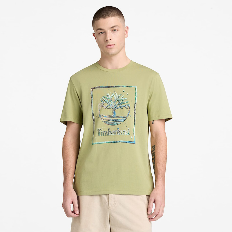 Men's Water Graphic Logo Short-Sleeve T-Shirt 3