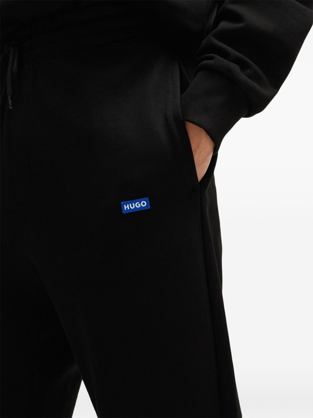 logo-appliqué cotton hoodie - 7