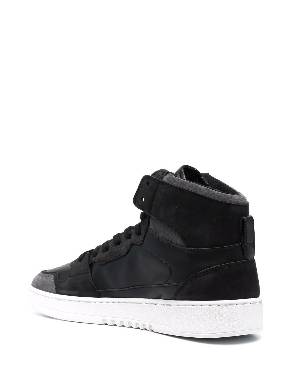 logo-stamp high top sneakers - 3