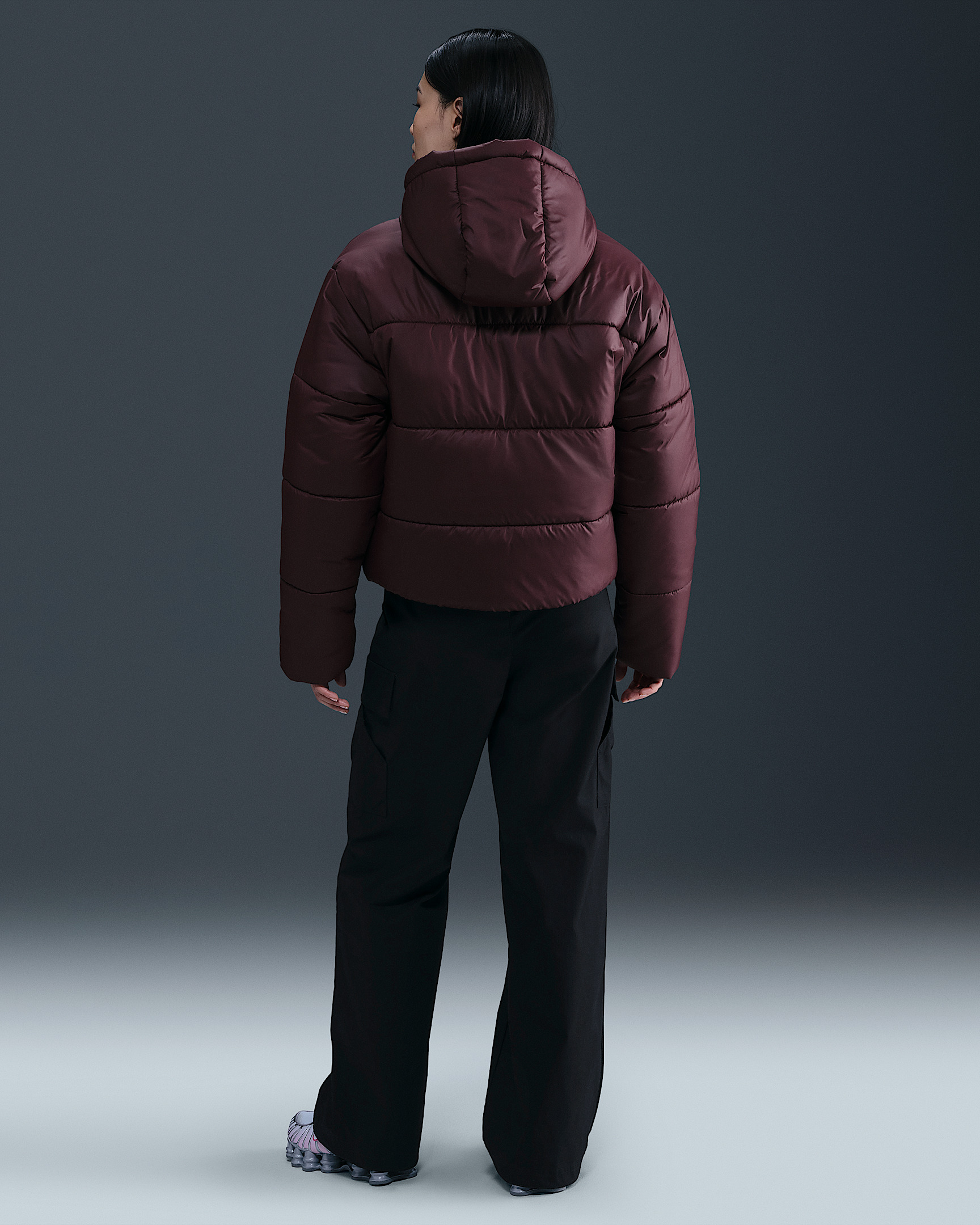 Nike Sportswear Classic Puffer Women's Therma-FIT Loose Hooded Jacket - 5
