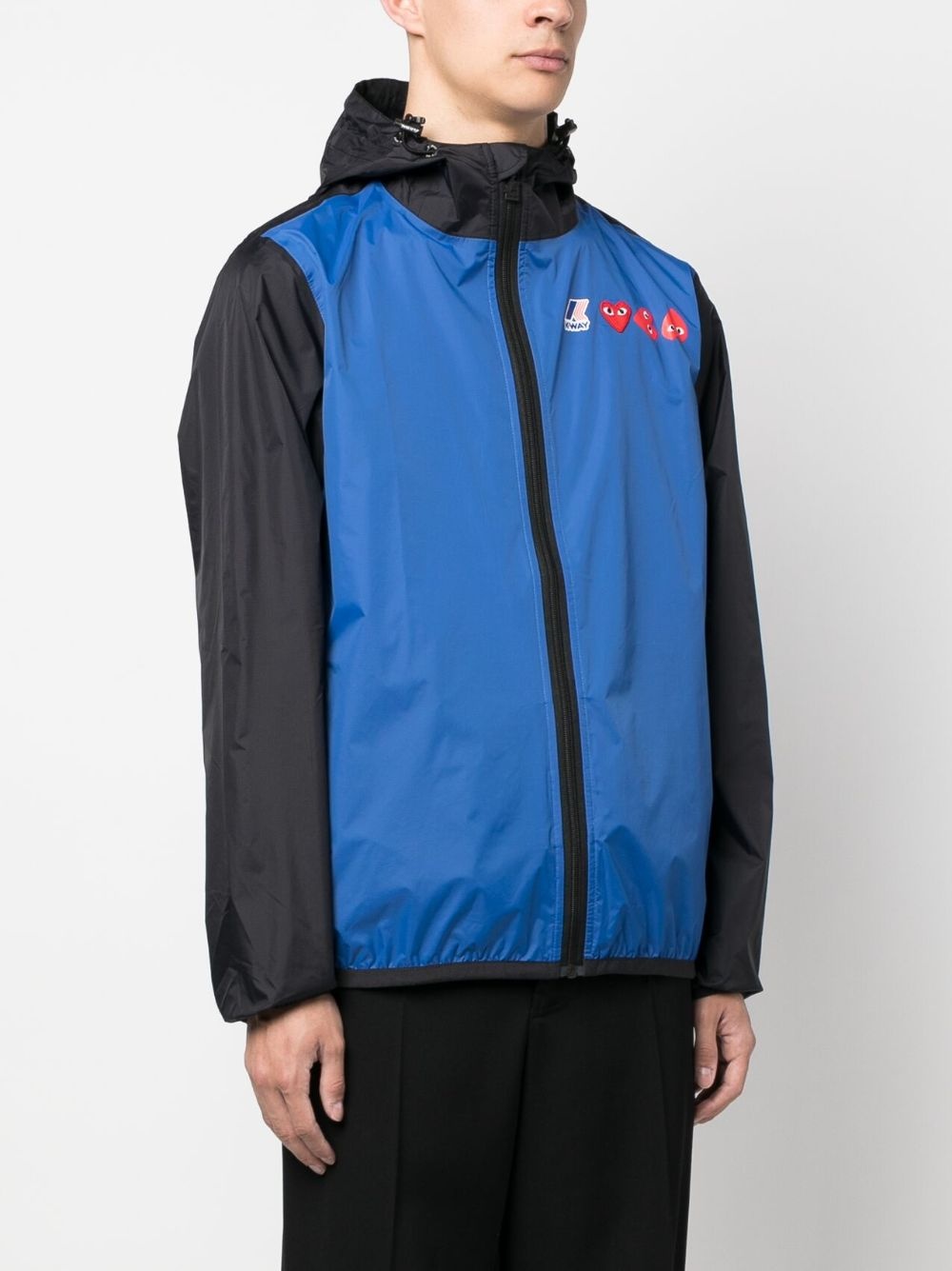 X KWAY LOGO-PRINT HOODED JACKET - 4