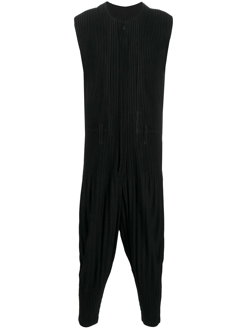 micro-pleated jumpsuit - 1