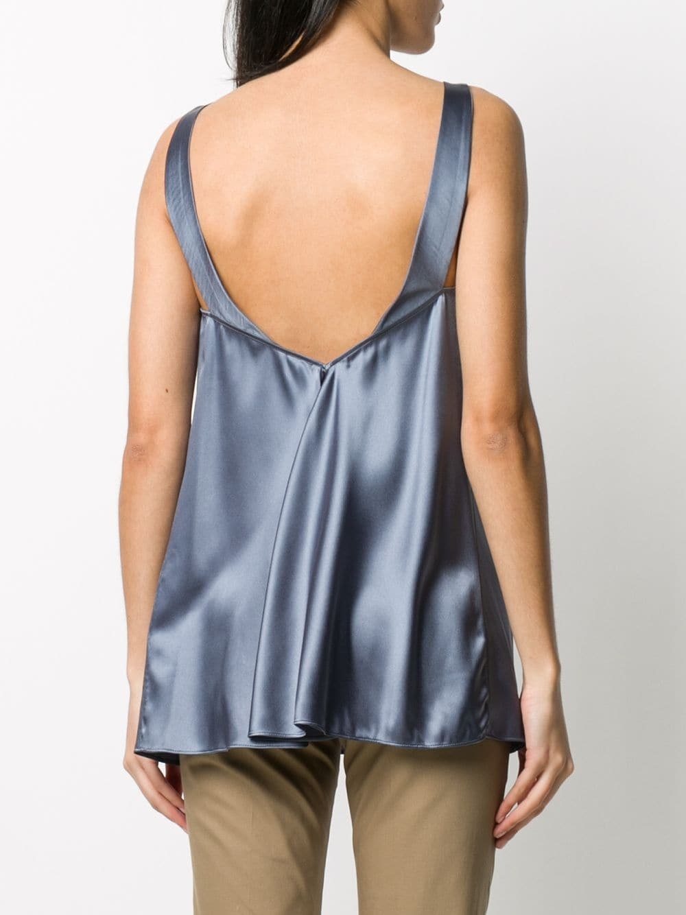 metallic sleeveless blouse - 4