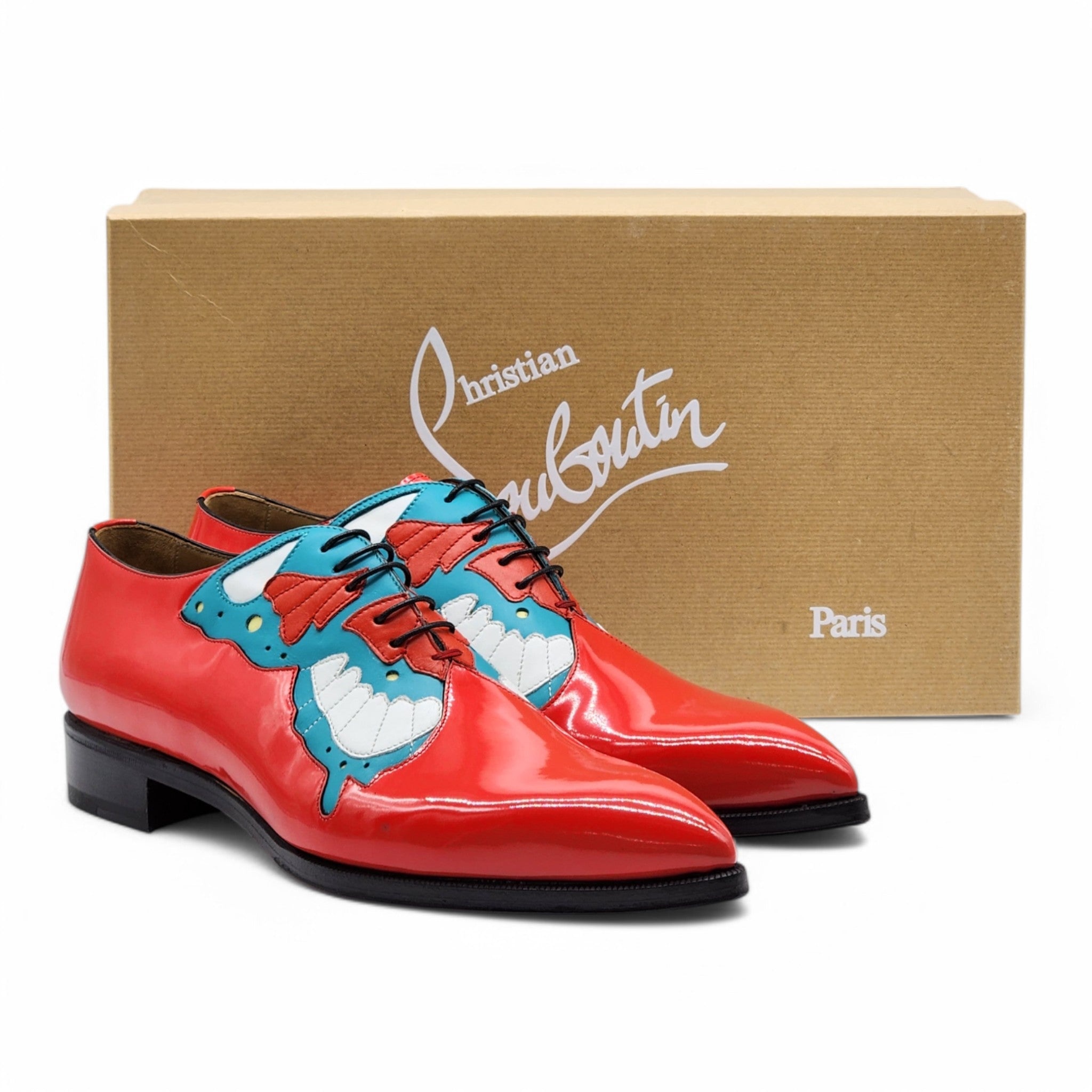 Christian Louboutin Chrisolido Oxford Shoes - Leather - Red - 42 - 10