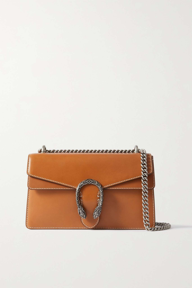 Dionysus embellished leather shoulder bag 1