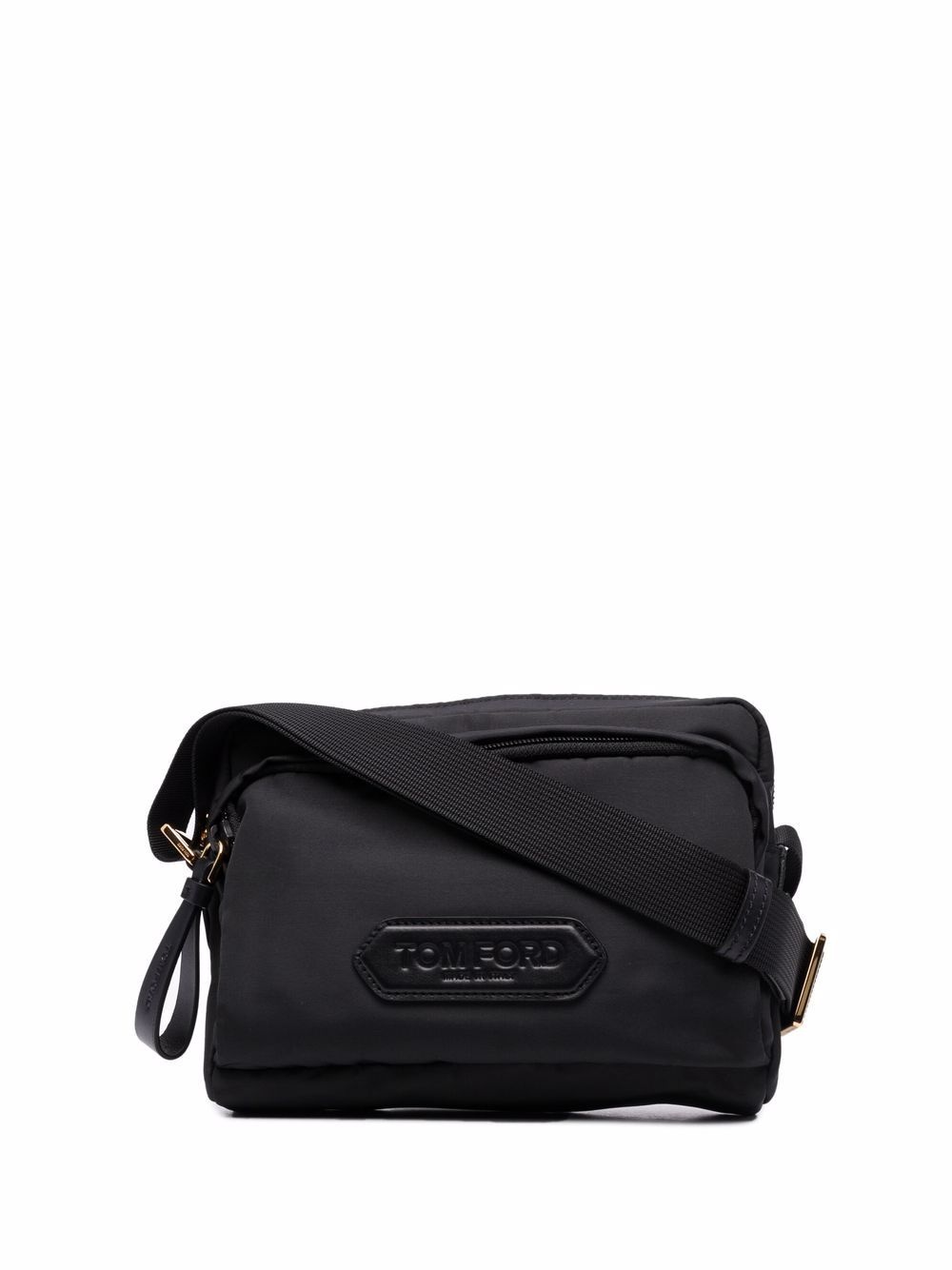 logo-patch messenger bag - 1