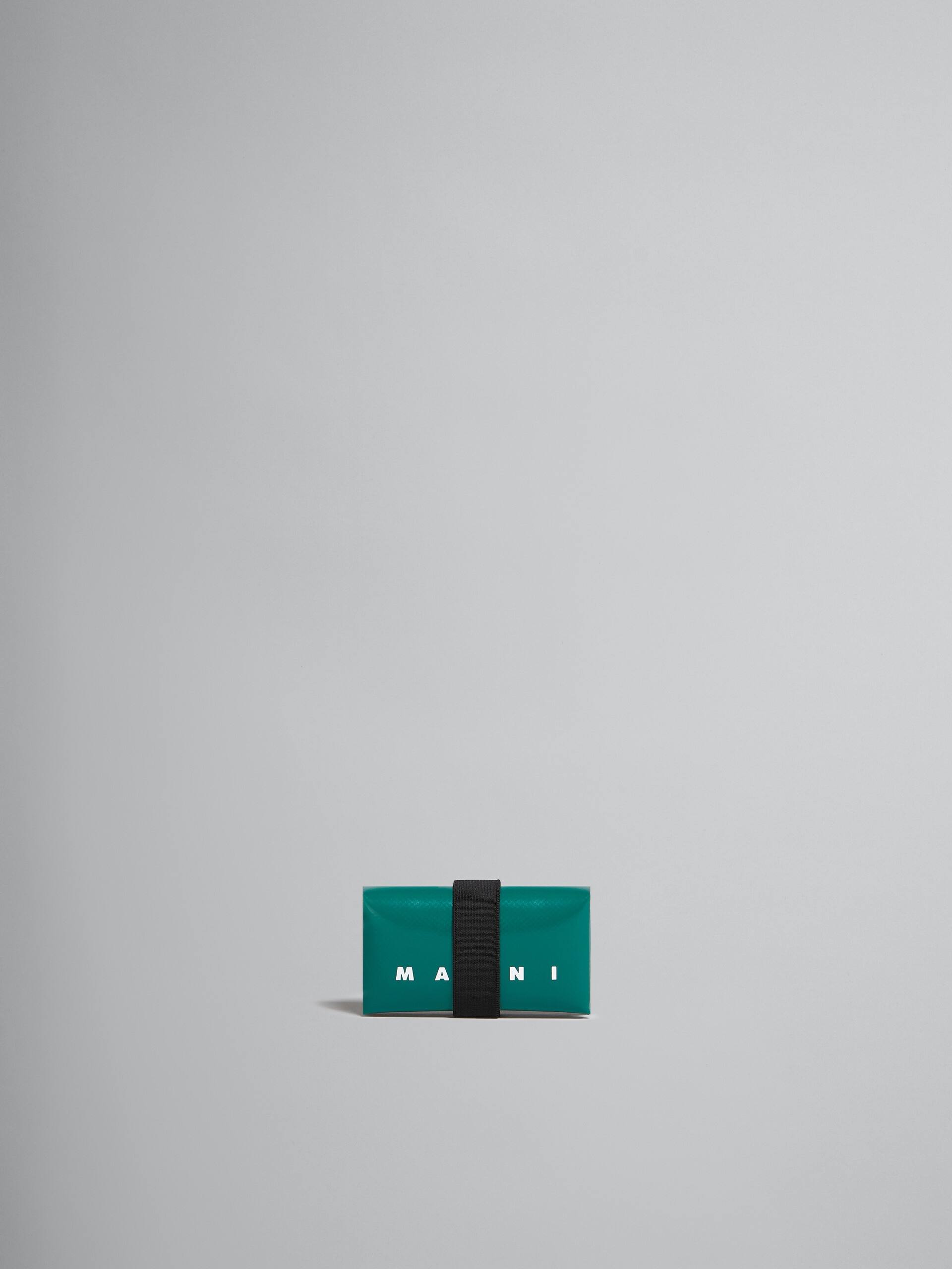 GREEN TRI-FOLD WALLET - 1