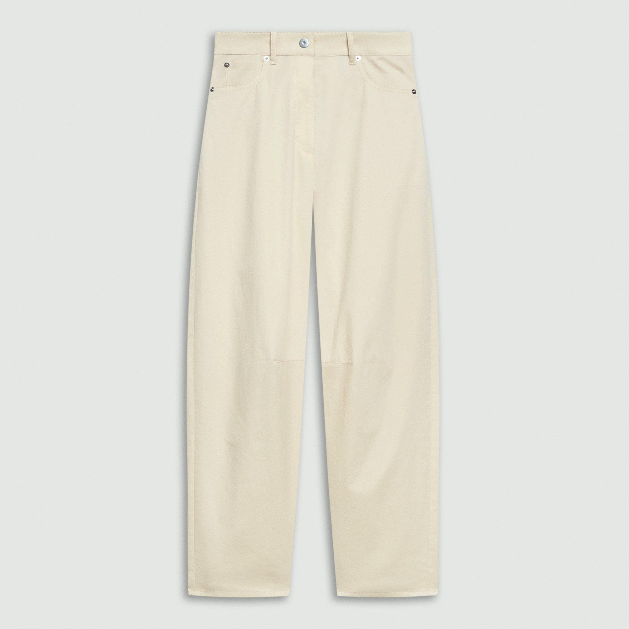 Barrel Pant in Cotton Twill - 1