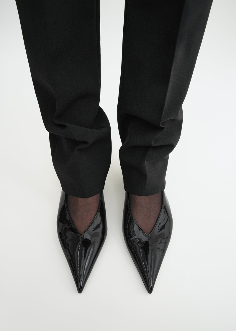 TOTEME The Wedge-Heel Slingback black outlook