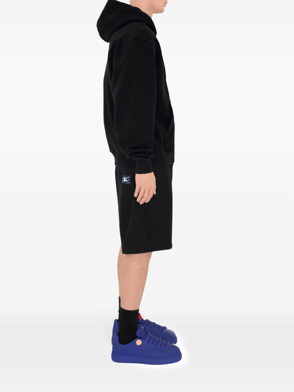 Equestrian Knight Design-appliquÃ© hoodie - 3