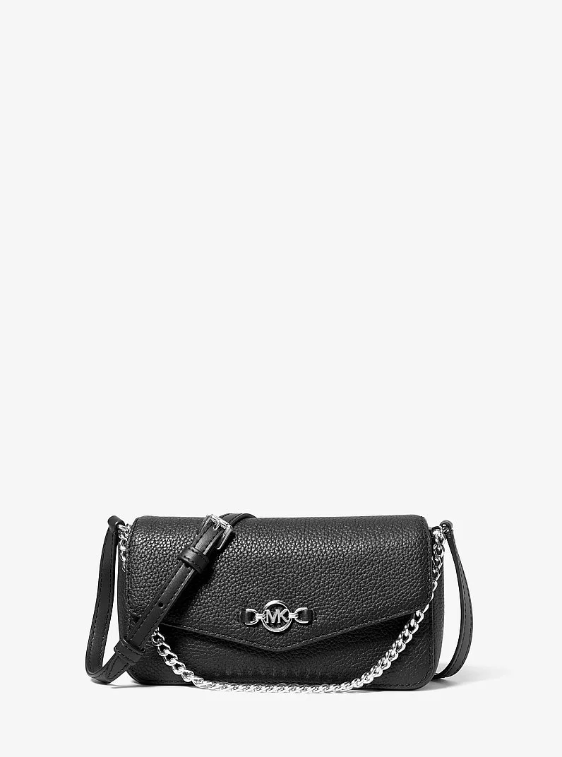 Kacey Extra-Small Pebbled Leather Crossbody Bag - 1