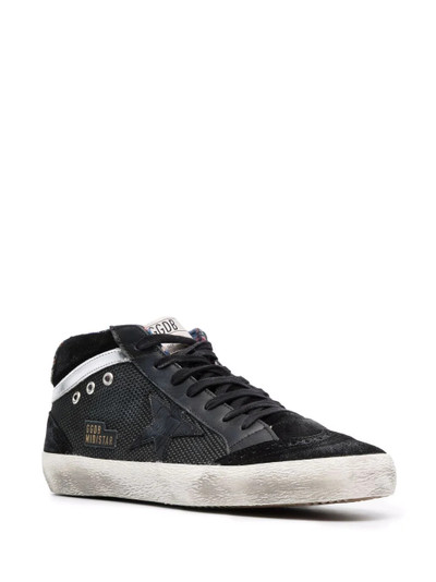 Golden Goose Mid Star lace-up distressed sneakers outlook