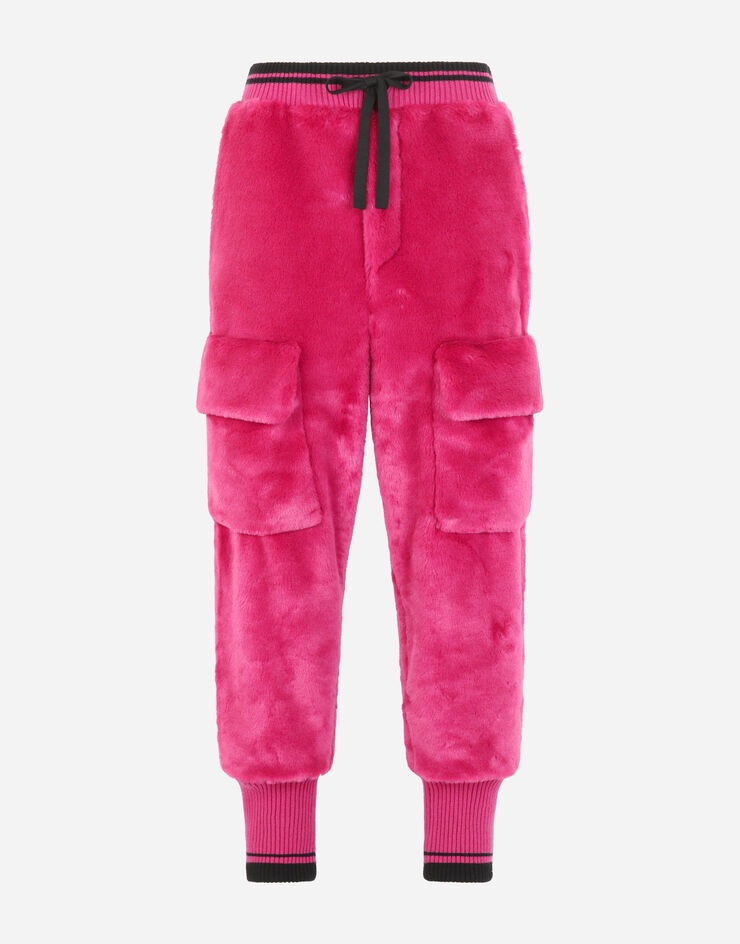 Faux fur jogging pants - 3