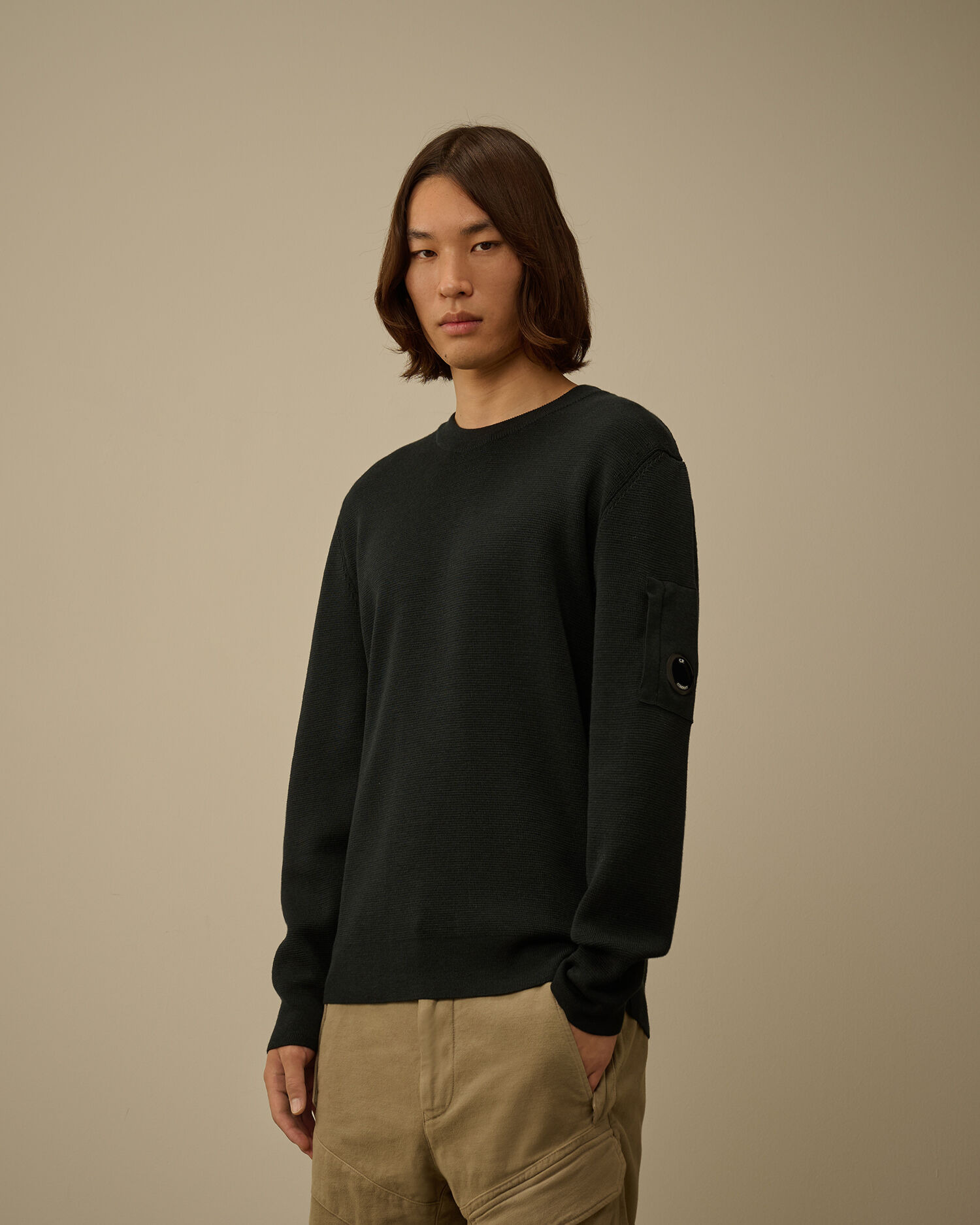 Re-Wool Crewneck Lens Sweater - 3