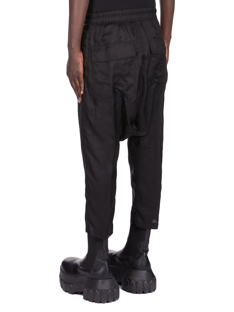 drawstring drop-crotch trousers 3