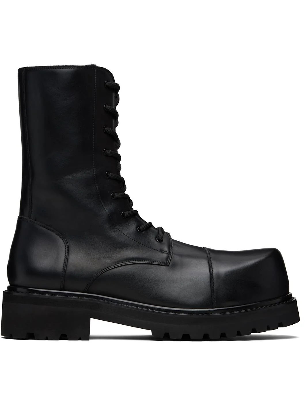 Black Stomp Compact Boots - 1