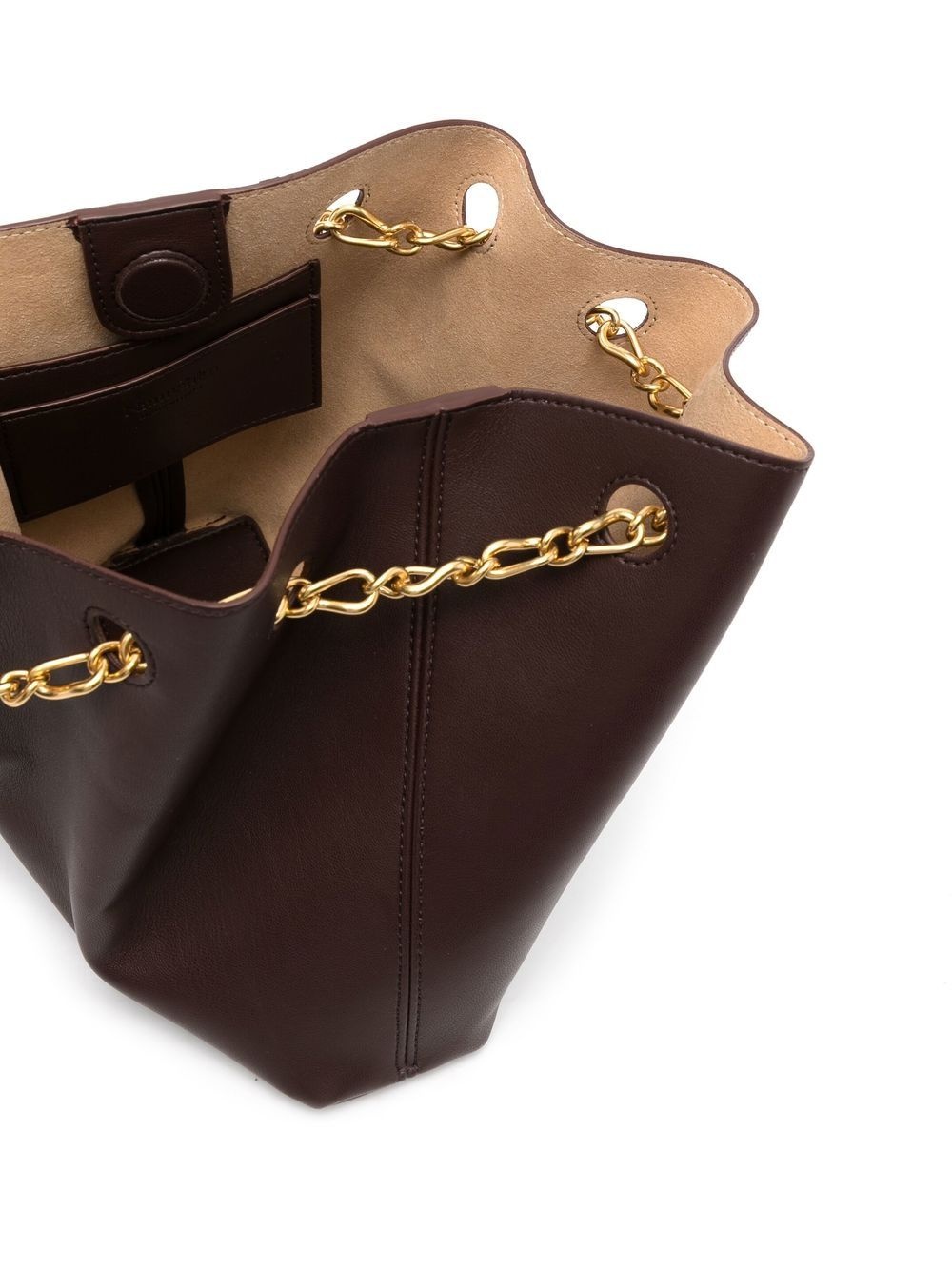 chain-link top-handle tote - 5