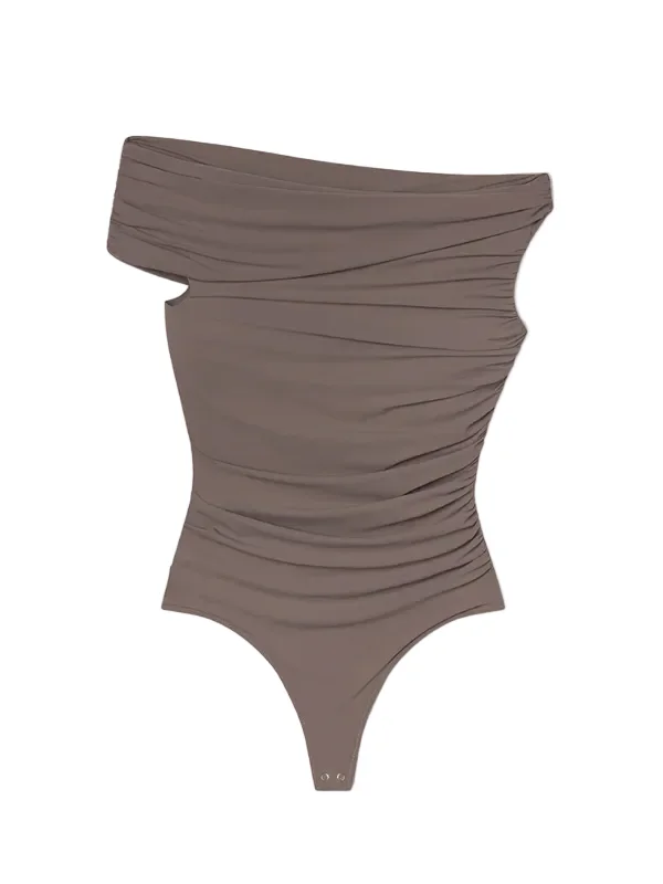 Sherilyn Bodysuit in Taupe - 1