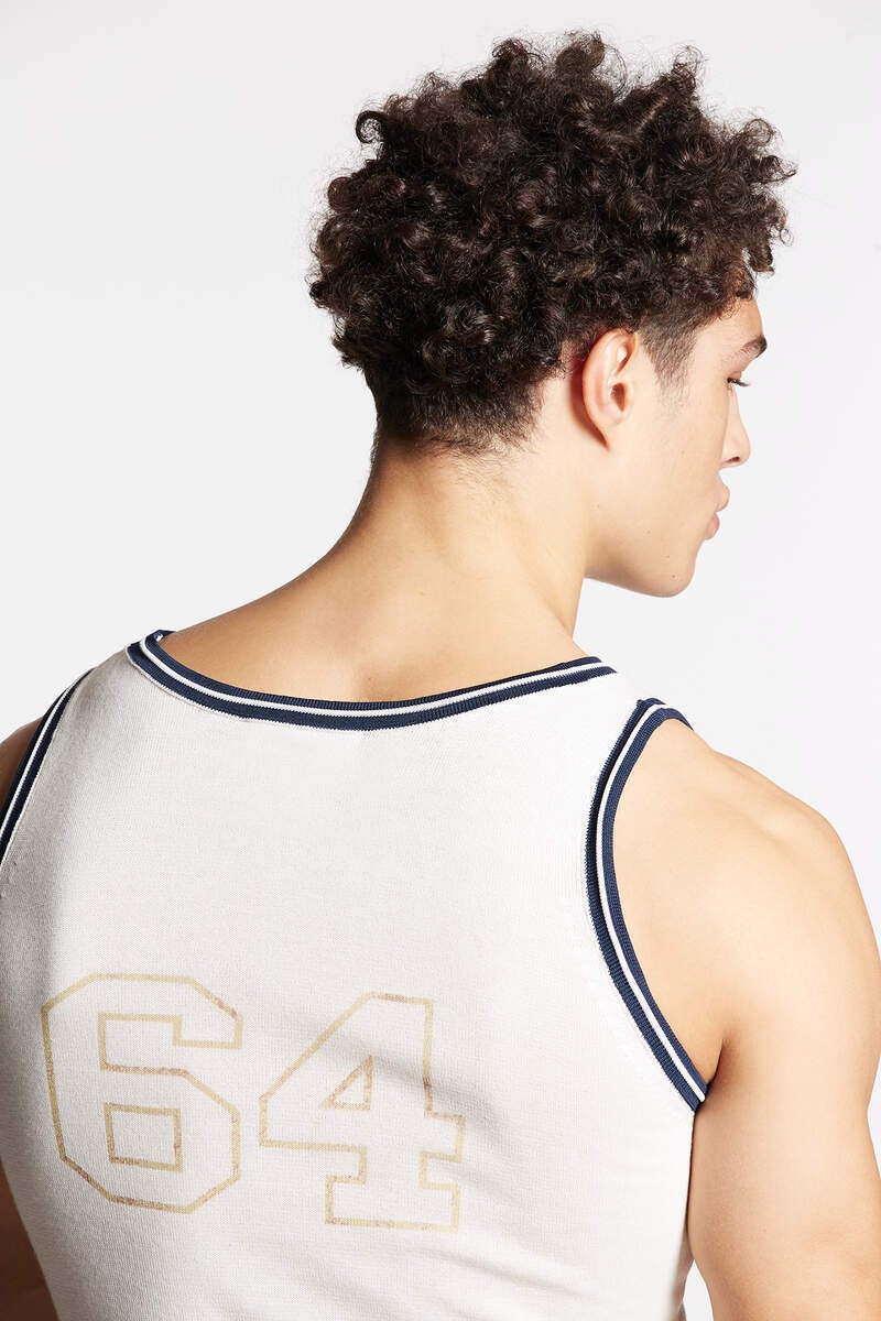 【DSQUARED2】BORDER KNIT TANK TOP 444T ニット DSQUARED2】BORDER KNIT TANK TOP 444T ニット - メルカリ