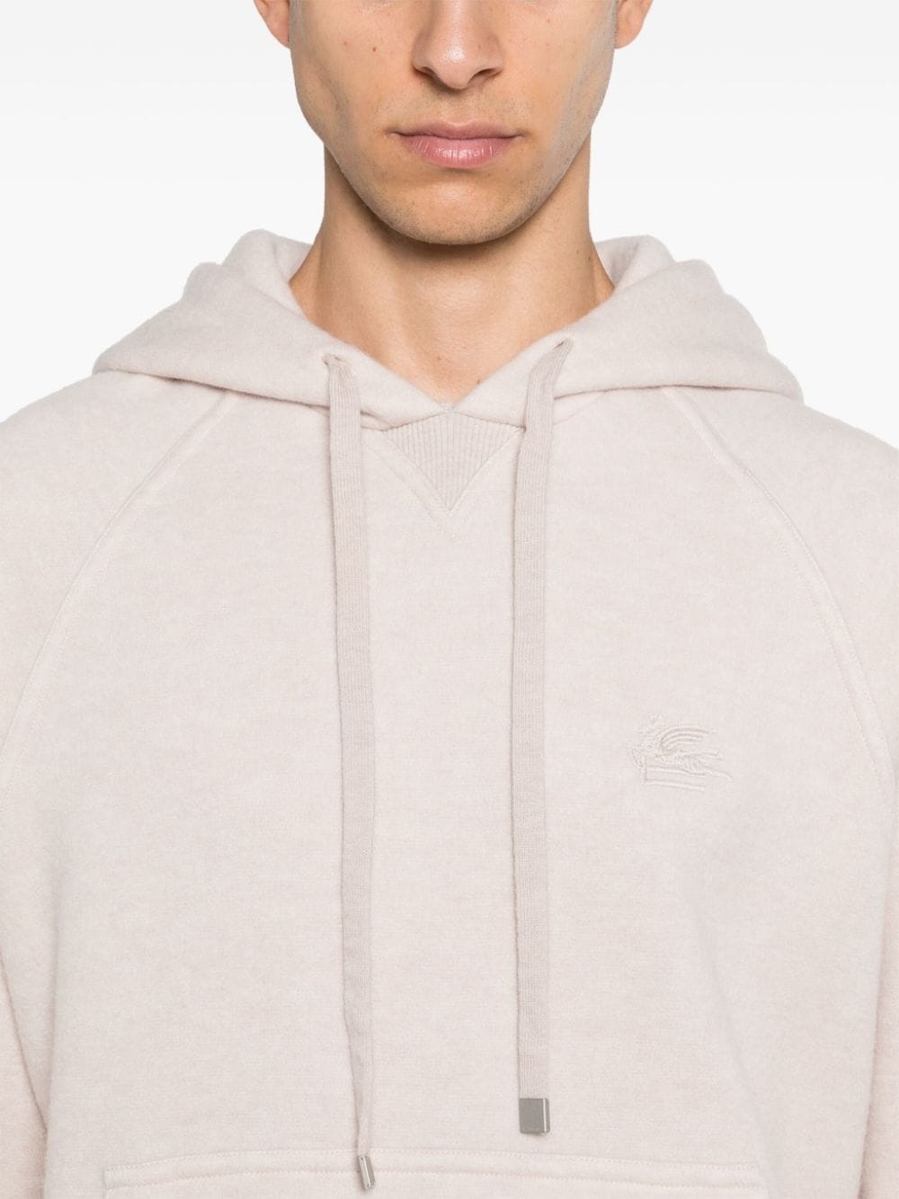 Pegaso-embroidered hoodie - 5