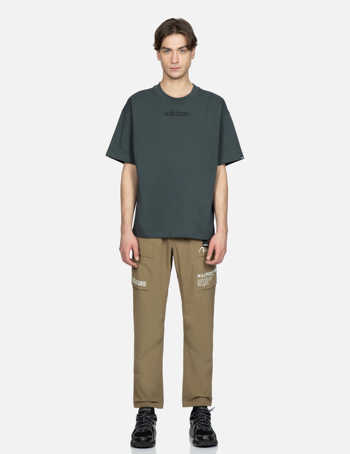 Logo Embroidery Regular Fit Cargo Pants - 5